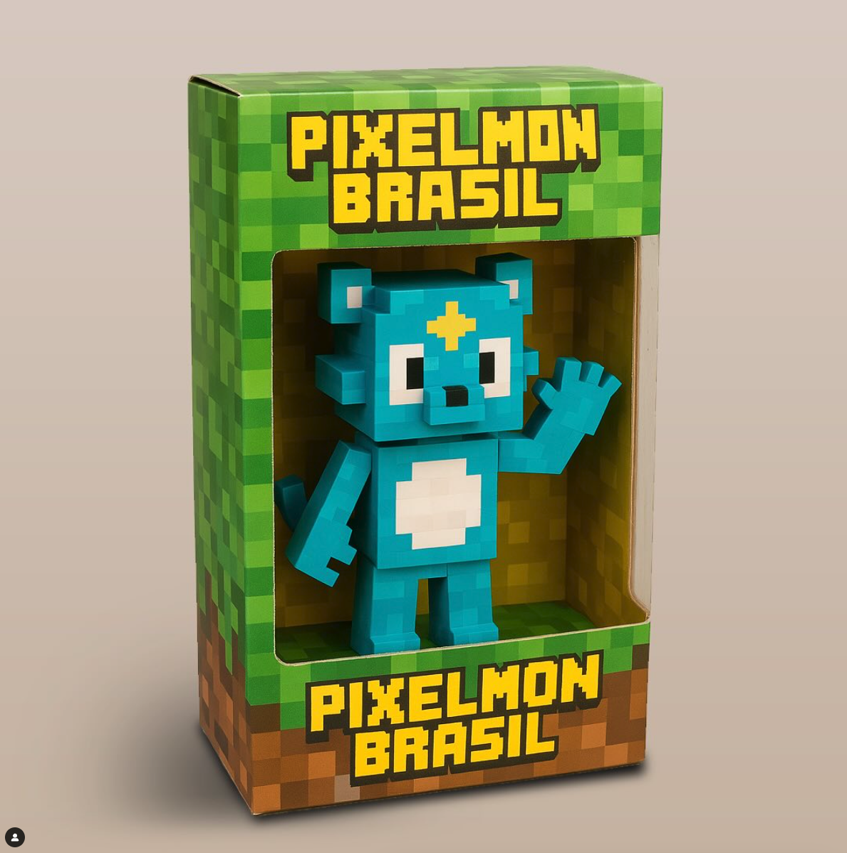 Caixa colecionável do Pixelmon Brasil